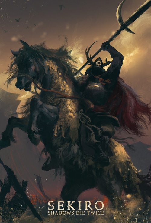 Sekiro Shadows Die Twice: Warrior on Horseback