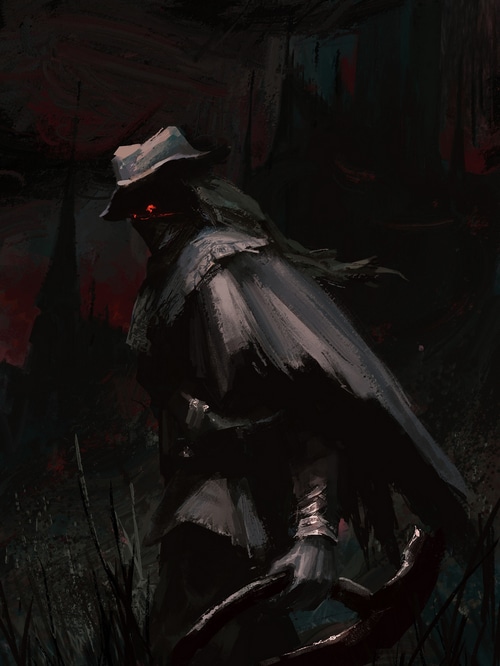 Dark Fantasy Artwork by Zhuoxin Ye