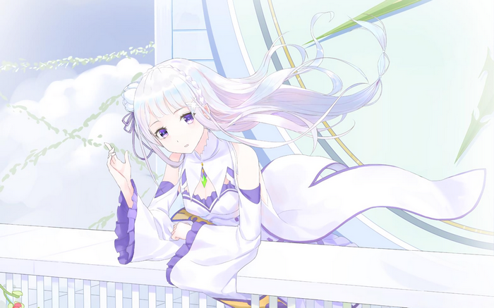 Emilia from Re:Zero Kara Hajimeru Isekai Seikatsu