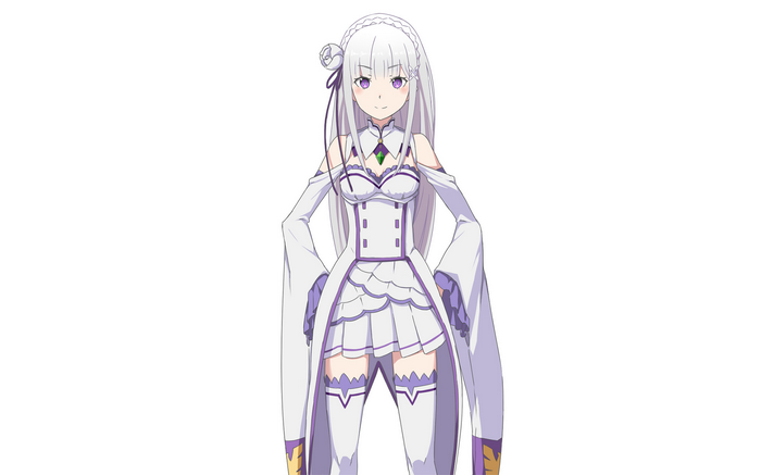 Emilia from Re:Zero Kara Hajimeru Isekai Seikatsu