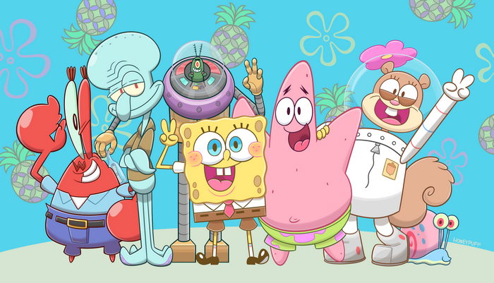 4K, cartoon, SpongeBob SquarePants, Spongebob, HD Wallpaper | Rare Gallery