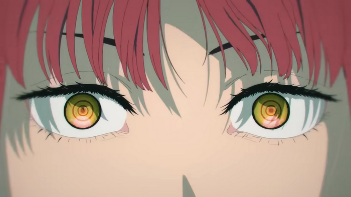 Makima's Yellow Eyes from Chainsaw Man