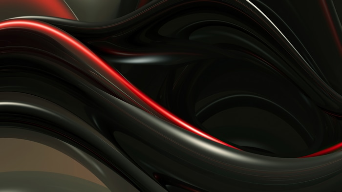 4K Abstract Swirly 3D Render
