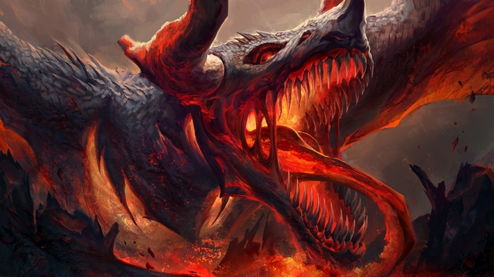 4K Dragon Fantasy Art by Richard Lay