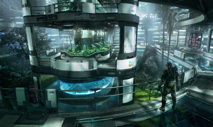 Master Chief in Halo 4 Biosphere