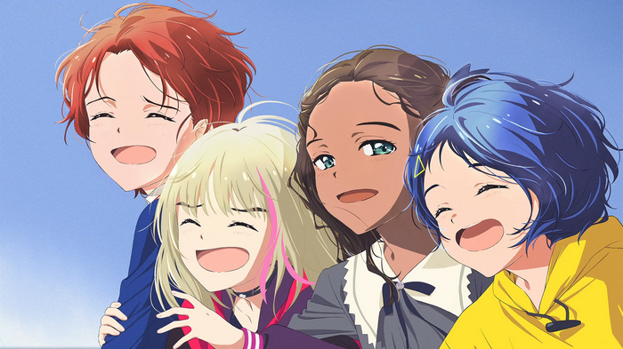 Wonder Egg Priority Characters Happy Together