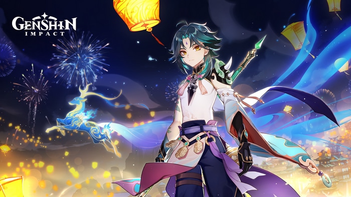 4K Xiao Genshin Impact Lantern Festival