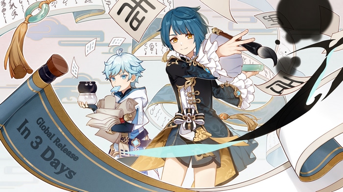 Genshin Impact: Chongyun and Xingqiu Global Release in 3 Days