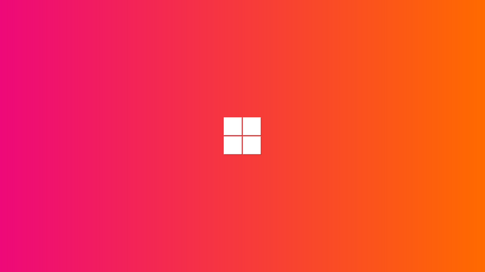 Windows 11 gradient abstract logo