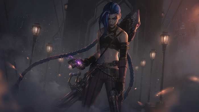 4K Jinx from Arcane League of Legends