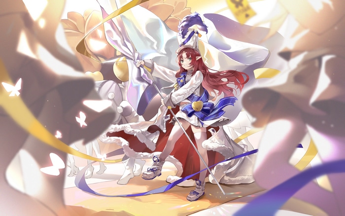 4K Arknights Myrtle standing
