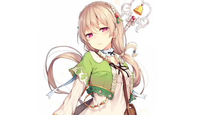 4K Tsuchikure Original Character with Pink Eyes