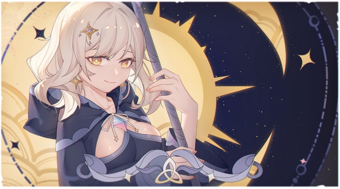 Genshin Impact: Lumine with Celestial Motifs