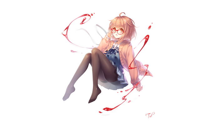 4K Kuriyama Mirai from Kyoukai no Kanata