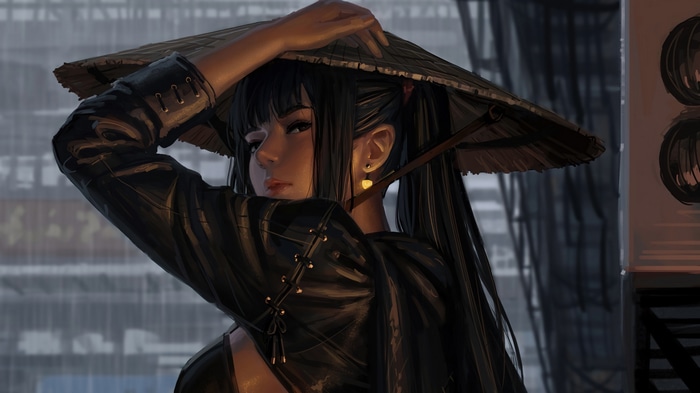 Artwork of a woman by GUWEIZ