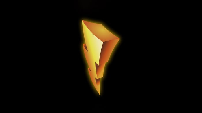 Mighty Morphin Power Rangers Lightning Bolt Symbol