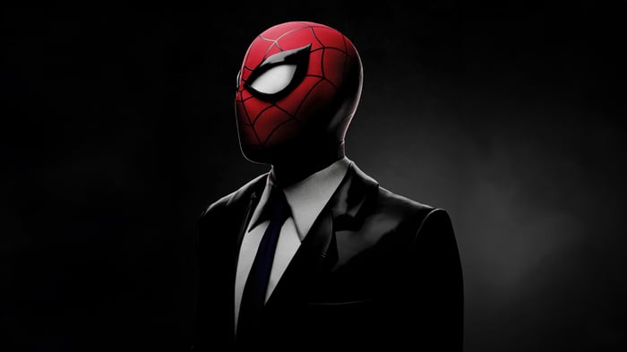 Spider-Man in a Suit