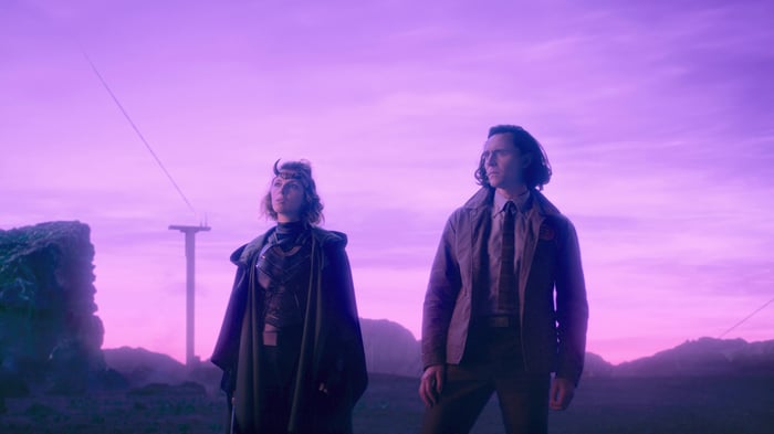 Sophia Di Martino And Tom Hiddleston In Loki