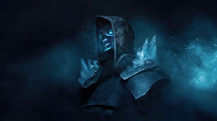 Mortal Kombat Subzero in icy armor