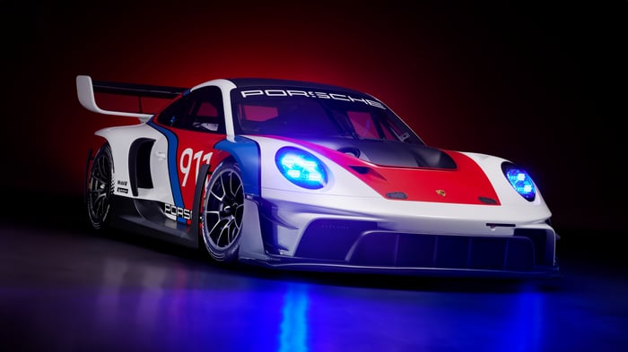 Porsche 911 GT3 R Rennsport race car