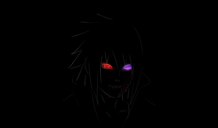 Sasuke Uchiha with Sharingan and Rinnegan