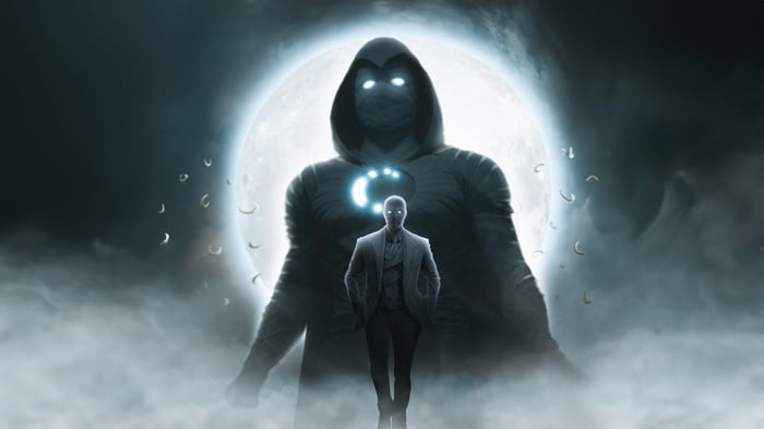 Marvel Moon Knight with Moon and Fog