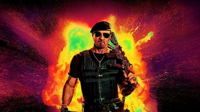 Sylvester Stallone As Barney Ross In The Expendables