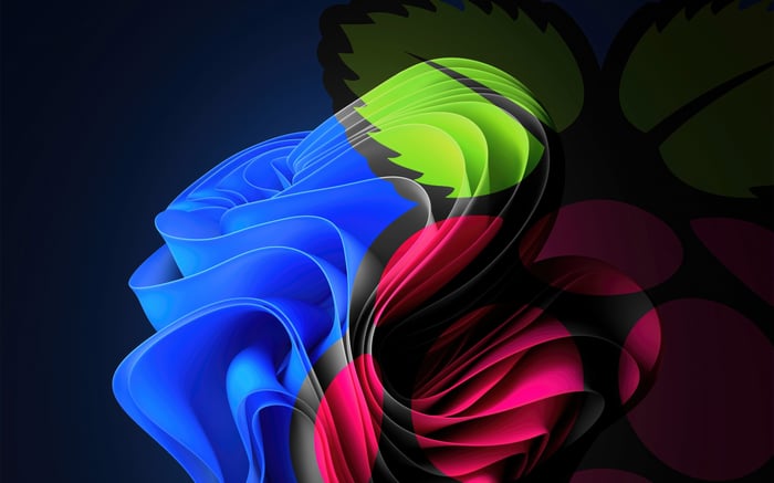 Raspberry Pi X Windows abstract design