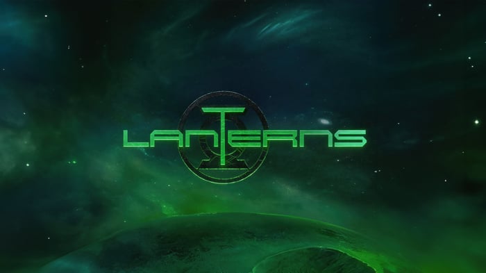 Lanterns Logo in Space