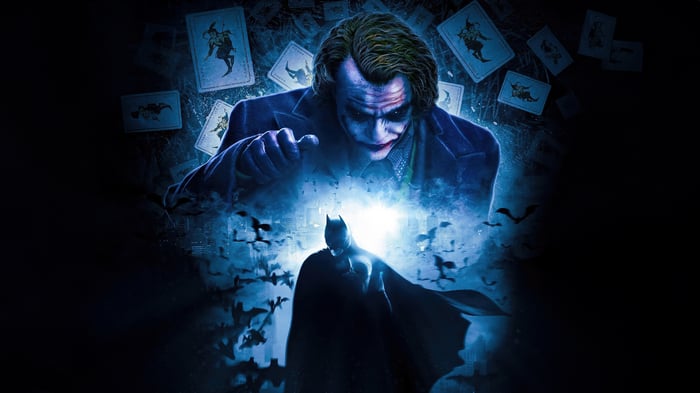 The Joker and Batman Confrontation