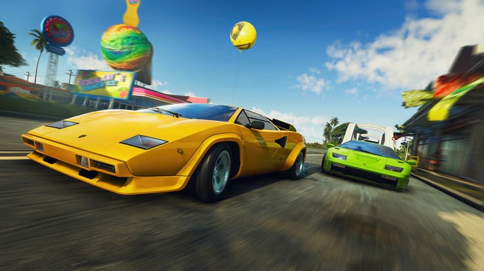 The Crew Motorfest Classic Lamborghinis Racing