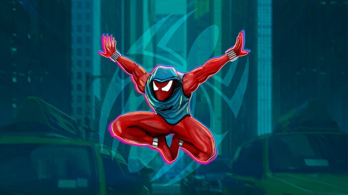 Scarlet Spider in a City