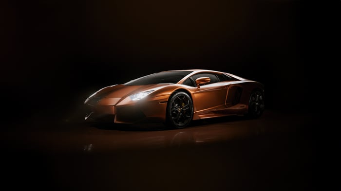 Orange Lamborghini Aventador LP 700