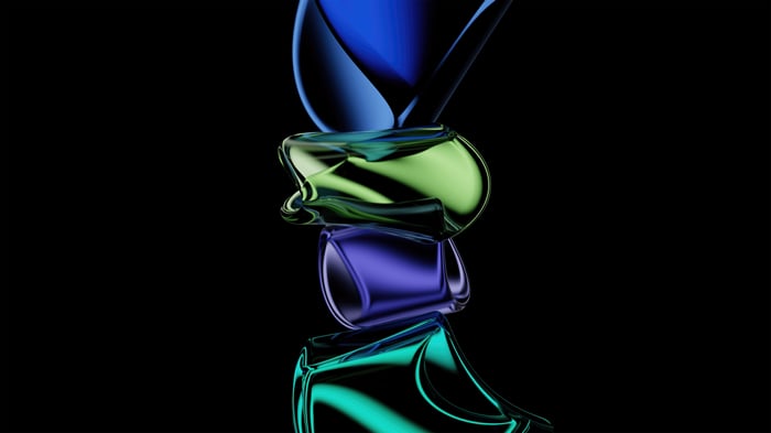 Abstract Dark Glass Oled