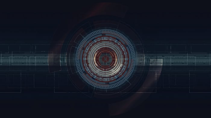 Abstract Reactor with Geometric Patterns
