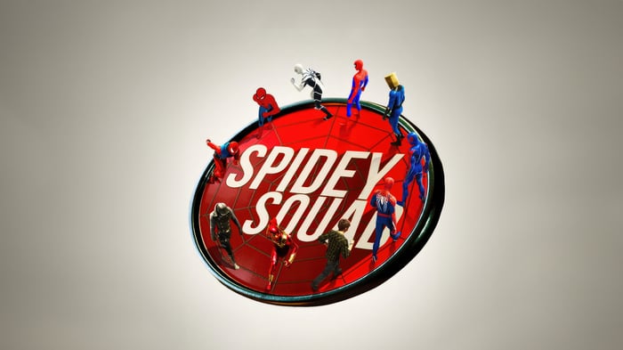Spidey Squad with multiple Spider-Man characters