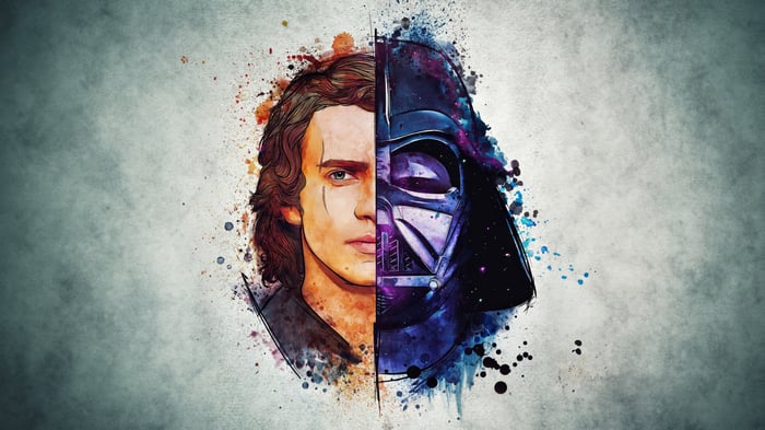 Anakin Skywalker's Transformation into Darth Vader