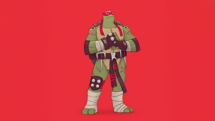 Raphael from Teenage Mutant Ninja Turtles Artwork