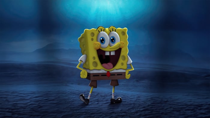 SpongeBob SquarePants underwater