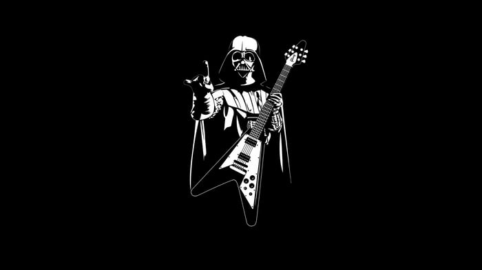 Darth Vader Playing a Guitar