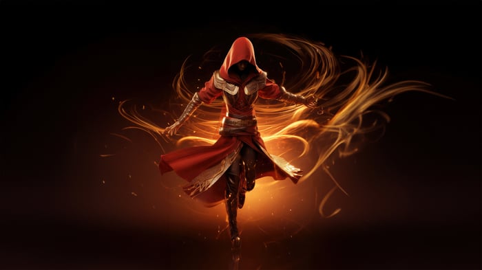 Assassin Girl Ignites The Night With Flames