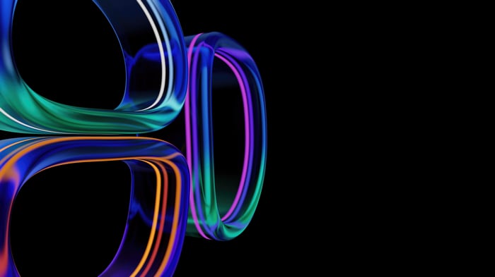 Abstract Square Glass Forms 3d