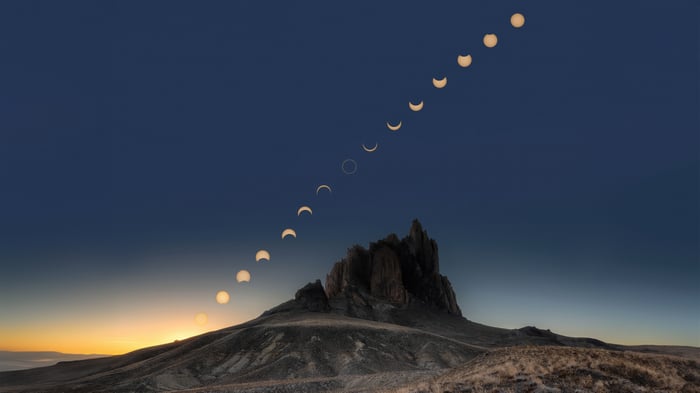 Annular Solar Eclipse Over Shiprock