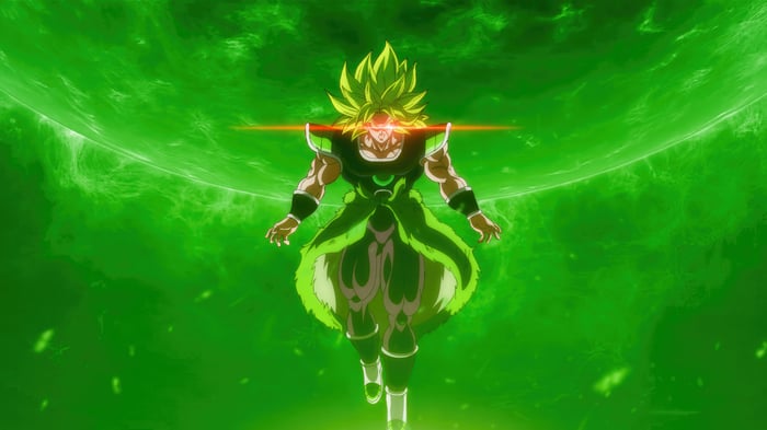 Dragon Ball Super Broly with Red Eyes