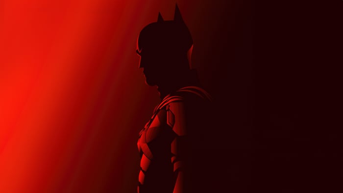 The Batman Red Artwork