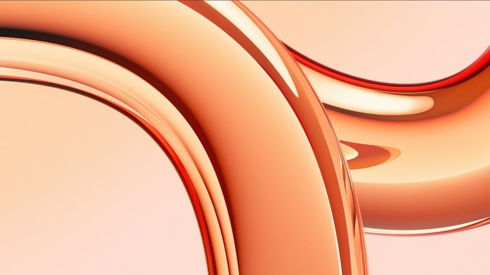 Abstract Orange Swirls