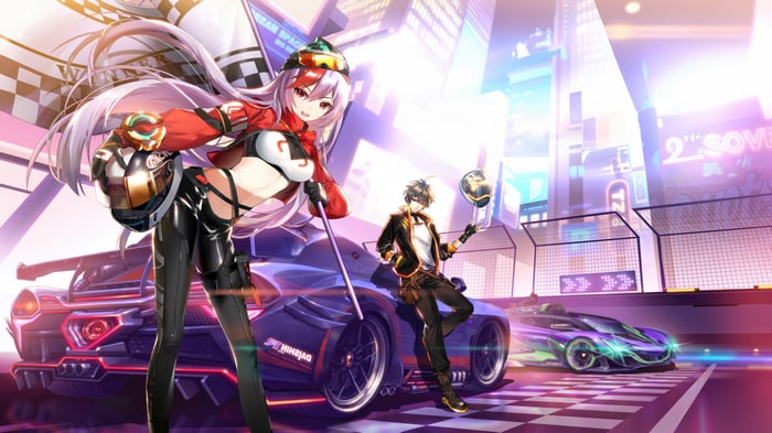 Lets Speed Together 2 Racing Anime