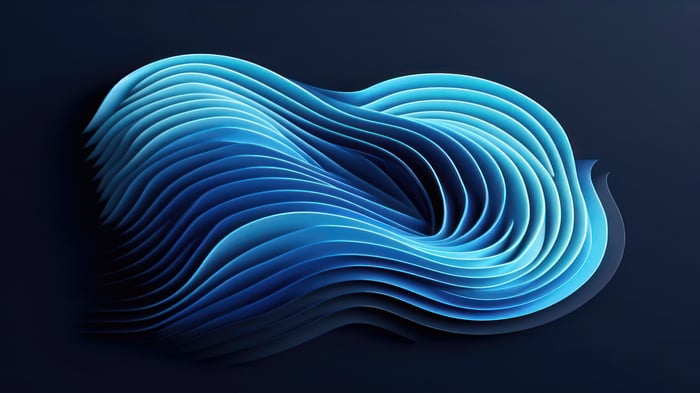 Windows 11 Abstract Blue Waves