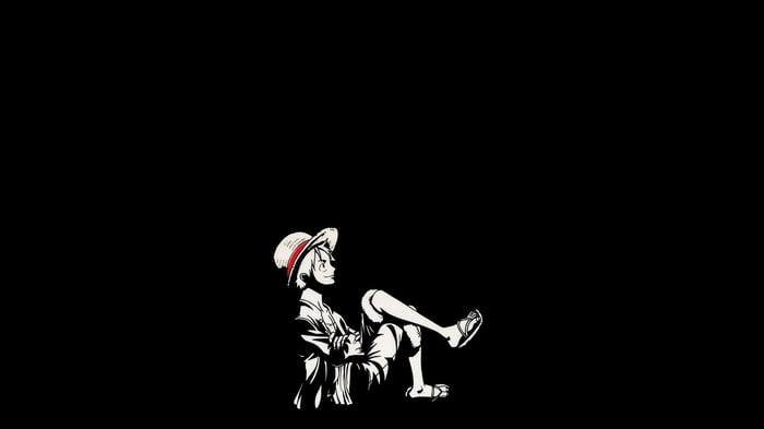 One Piece Monkey D. Luffy Sitting