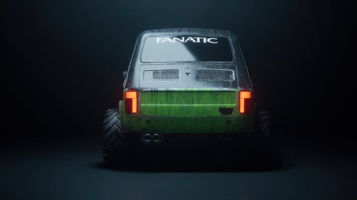 Fiat 126 Concept with "FANATIC" decal